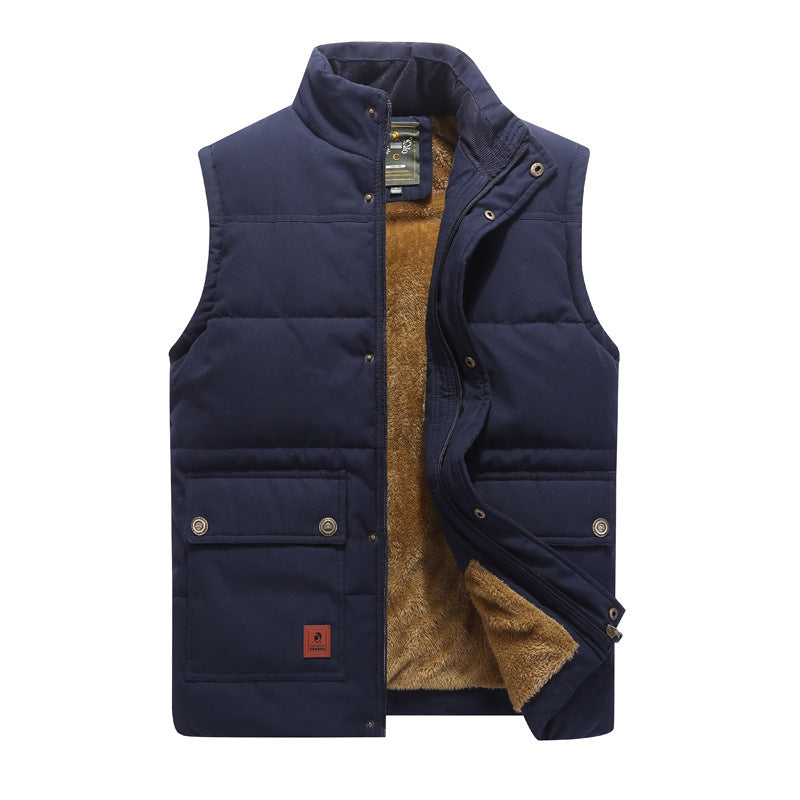 Reuben Scott | Fleece-Lined Quilted Gilet for Men