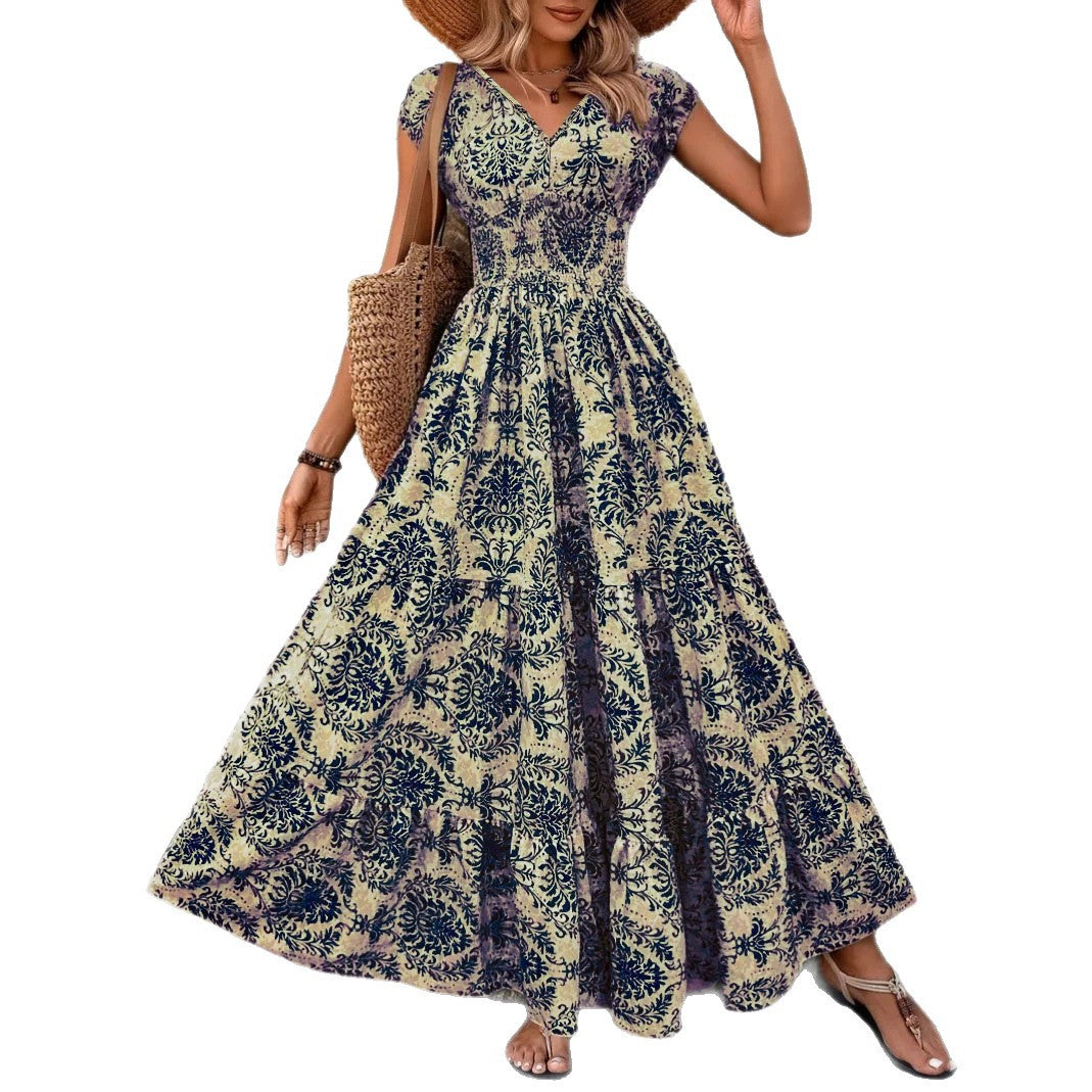 Millicent Ashdown | Tropical Print Maxi Dress