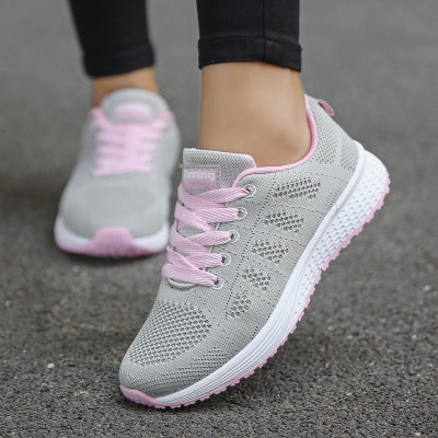 Freya Nash | Mesh Sneakers With Contrast Trim