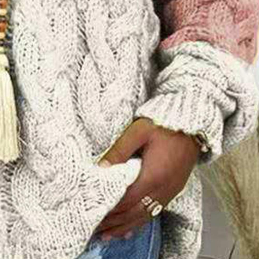 Imogen Cooper | Colour Block Cable Knit Hoodie