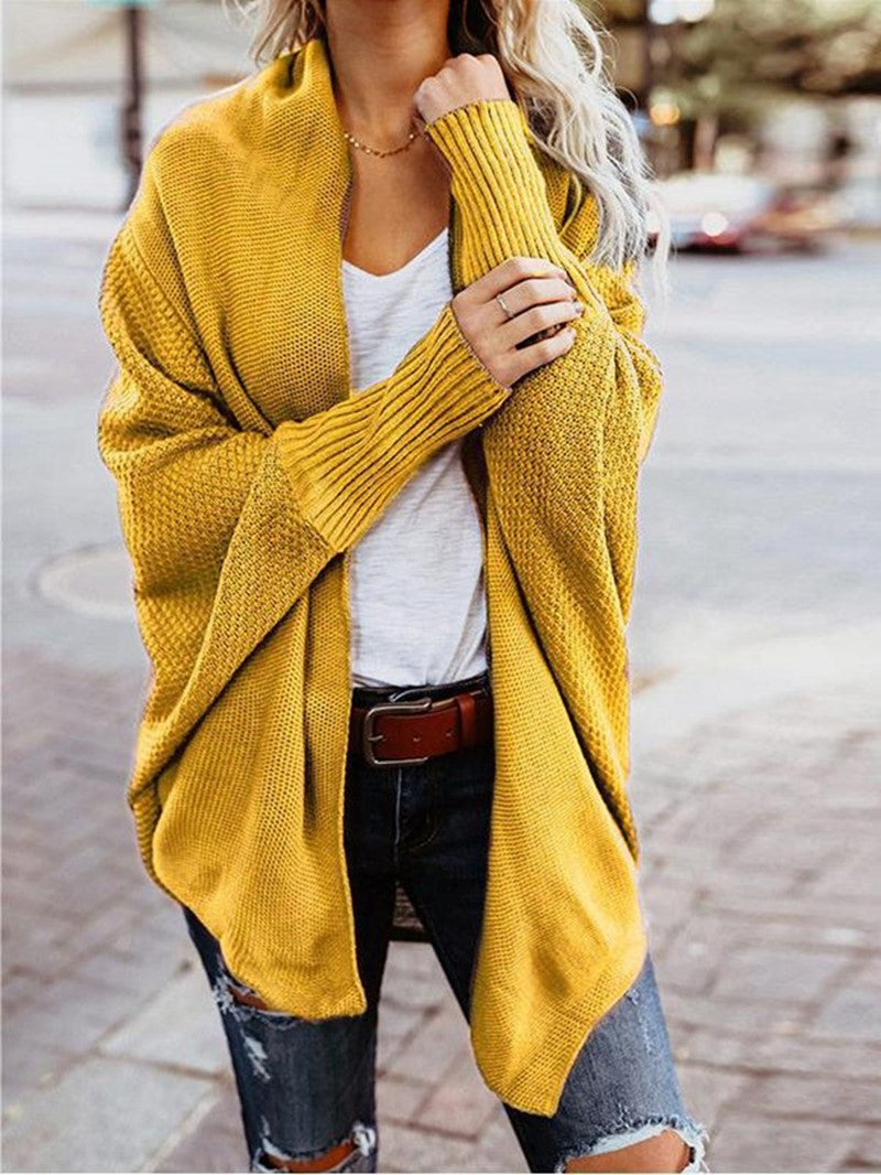 Vivienne Radley | Oversized Batwing Knitted Cardigan for Women