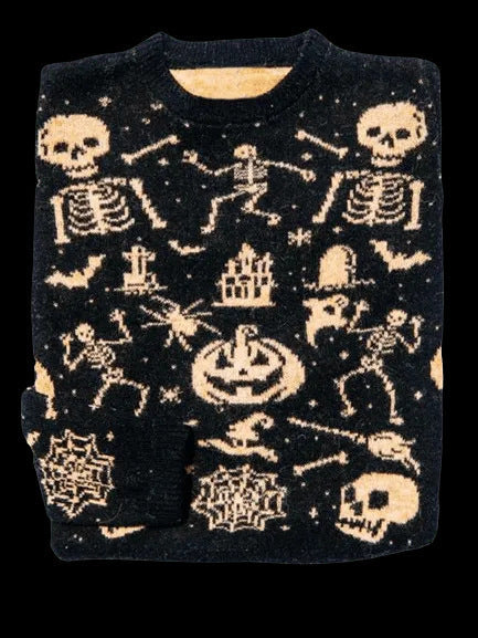 Isla Barrington | Fair Isle Sweater With Apple Print
