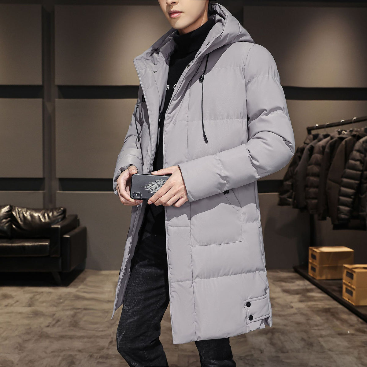 Marcus Fenwick | Hooded Longline Puffer Coat
