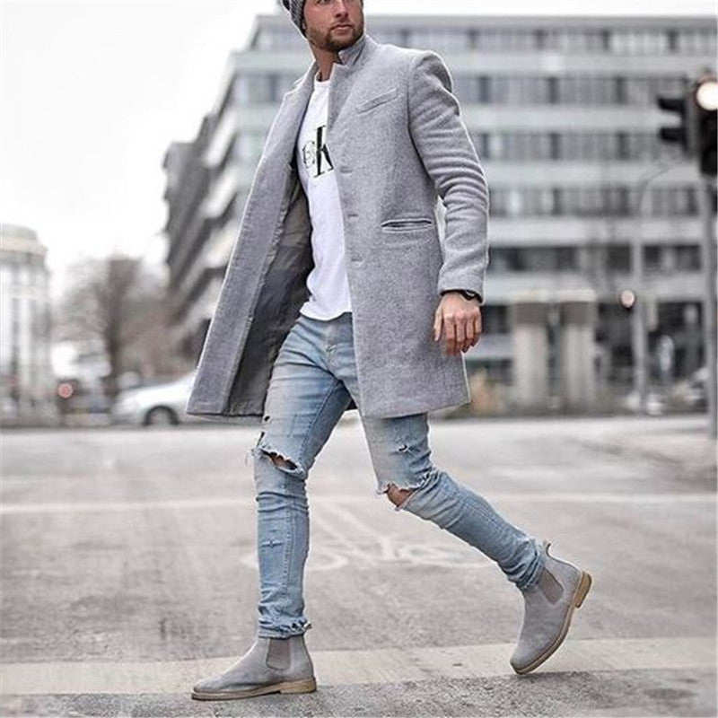 Cedric Cavanagh | Wool Trench Coat for Men