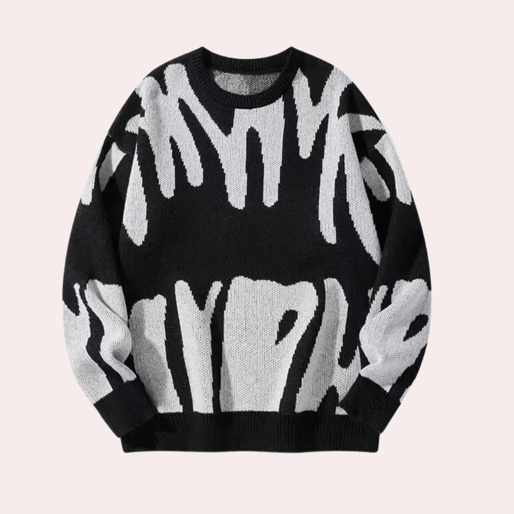 Graham Pickering | Abstract Graphic Knit Sweater
