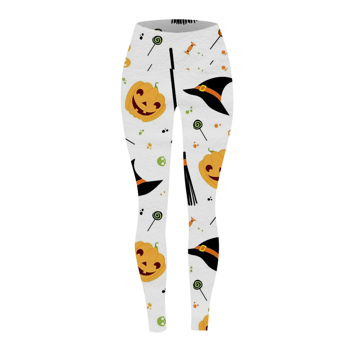 Marnie Ellacott | Pumpkin Print Leggings For Halloween