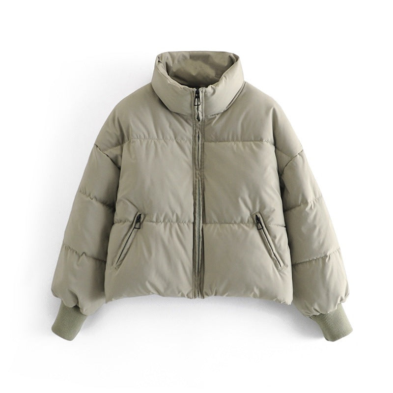 Naomi Sheppard | Oversized Puffer Jacket in Sage Green