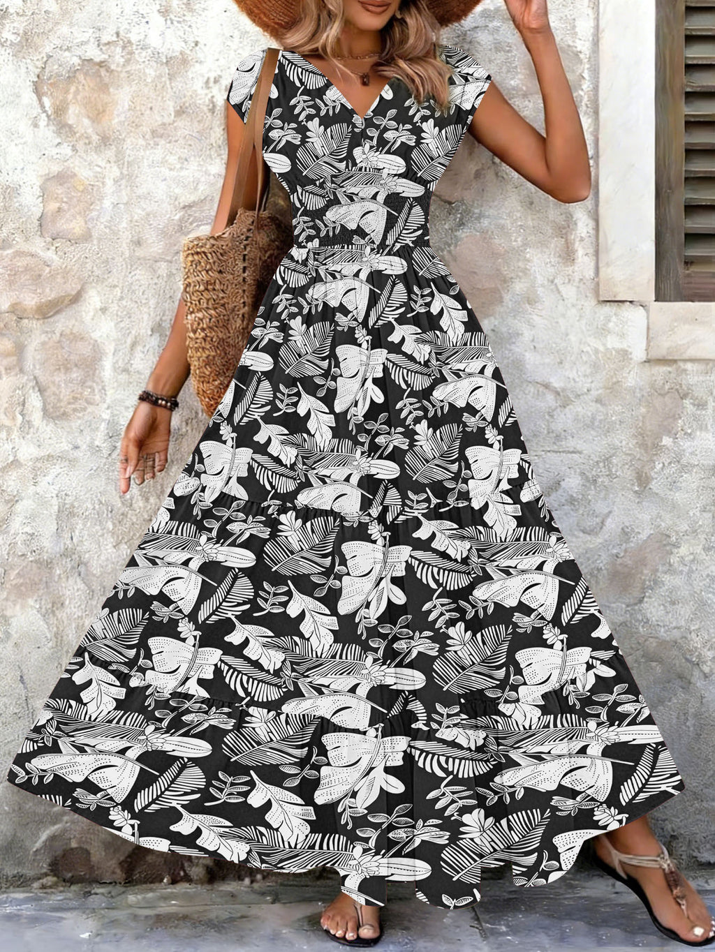 Millicent Ashdown | Tropical Print Maxi Dress