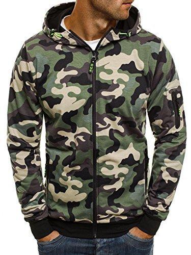 Duncan Reeve | Camouflage Zip-Up Hoodie