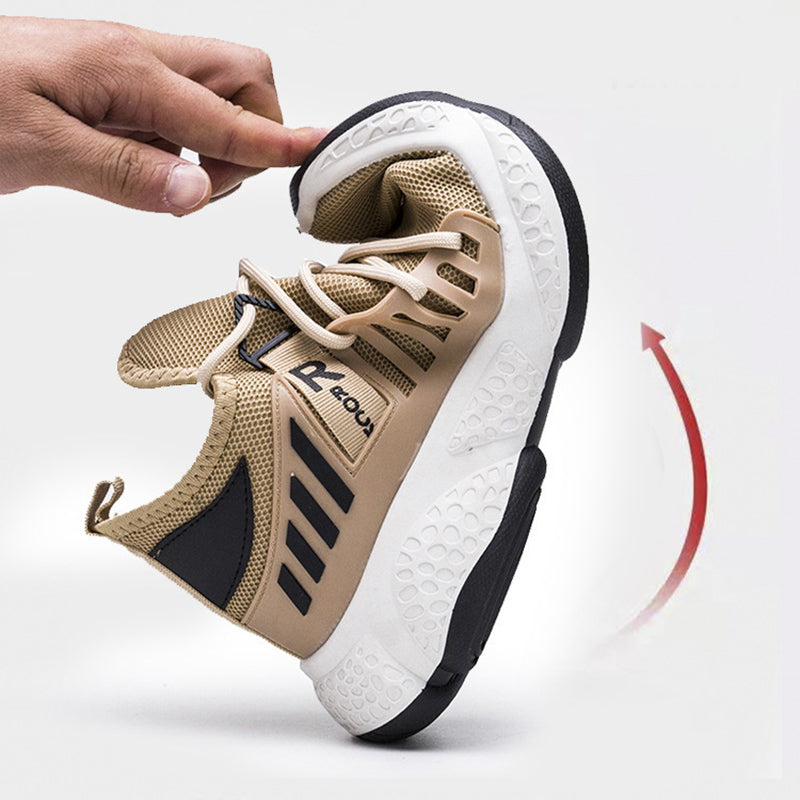 Duncan Ellery | White Mesh Sports Sneakers For Men