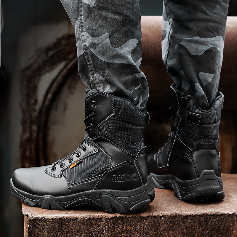 Ellis Fairholme | Rugged Tan Leather Boots For Men