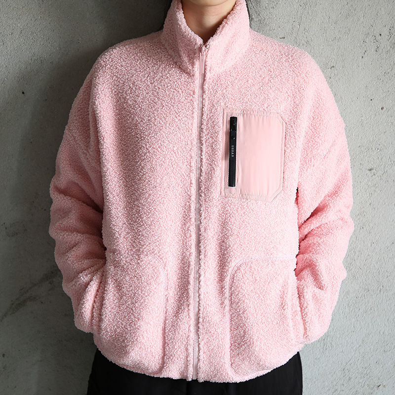 Ellis Grayson | Sherpa Fleece Mens Jacket With Zip Pocket
