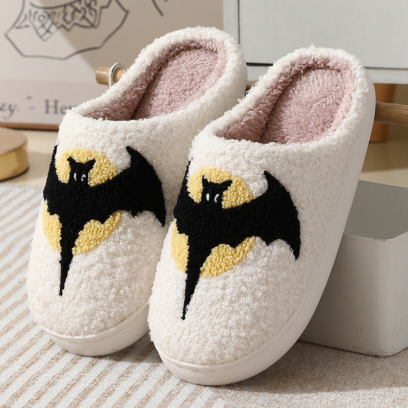 Shadow Wing | Bat Halloween Slippers For Women