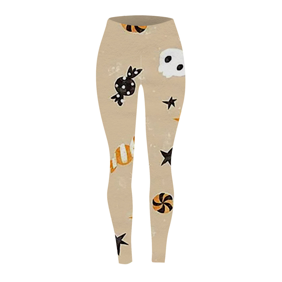 Marnie Ellacott | Pumpkin Print Leggings For Halloween