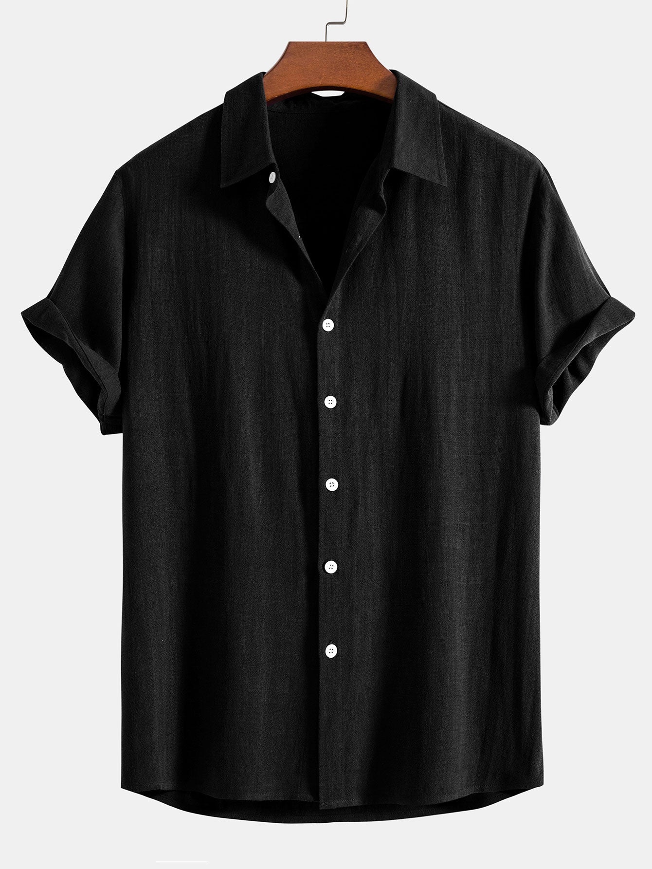 Alessio Romano | Luxury Linen Blend Short Sleeve Shirt For Men