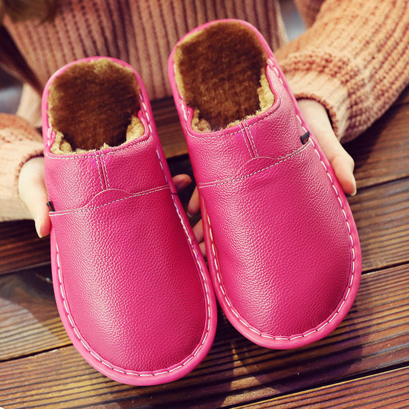 Edward Hughes | Leather Thermal Slippers for Couples