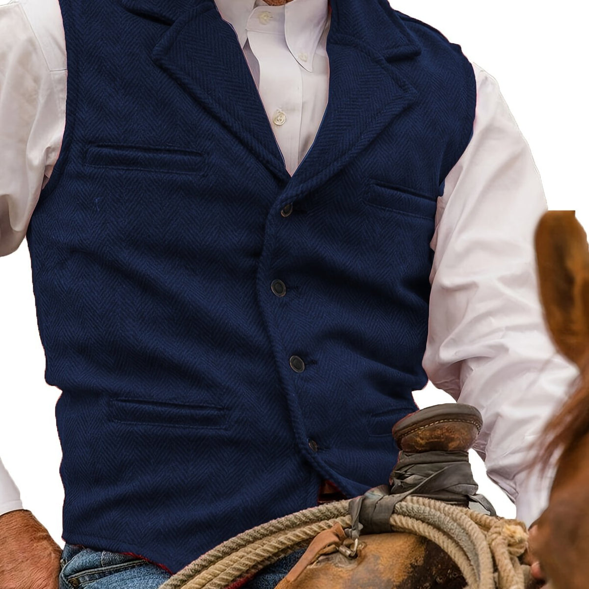 Percy Fairweather | Heritage Herringbone Vest