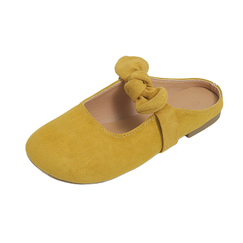 Isla Bramwell | Bow Detail Mule Slippers