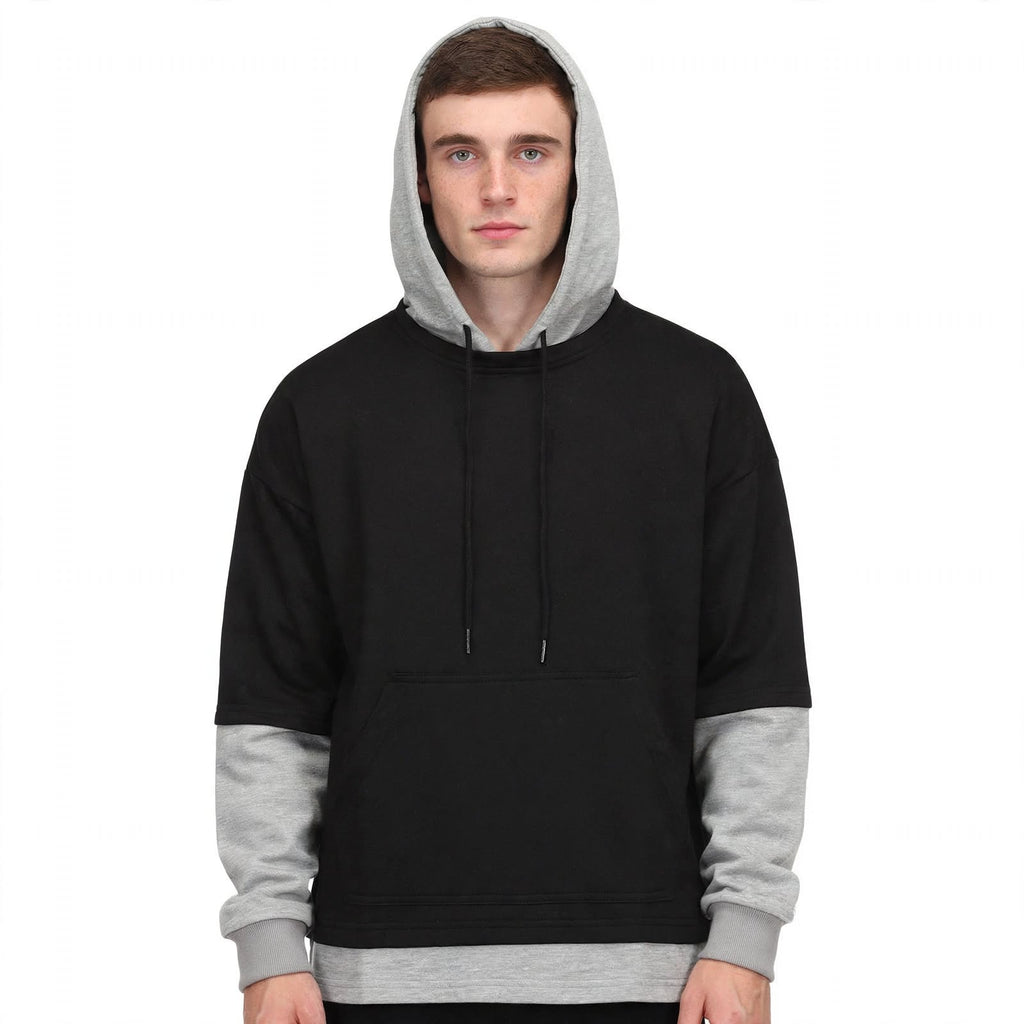 Ellis Barton | Hoodie With Contrast Colour-Block Panels