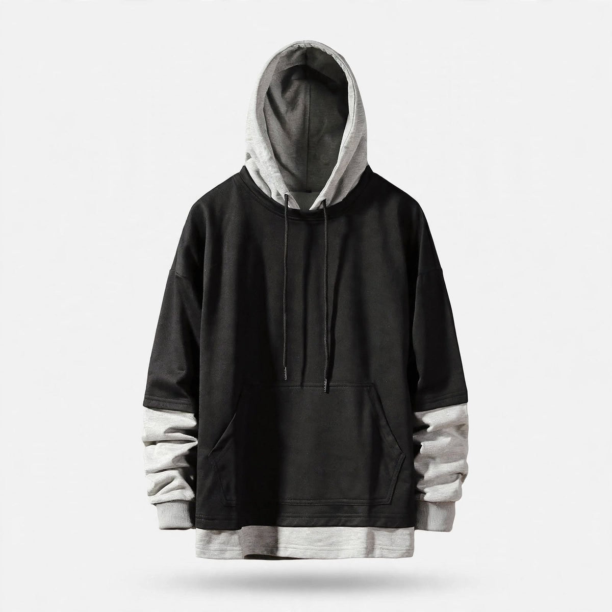 Ellis Barton | Hoodie With Contrast Colour-Block Panels
