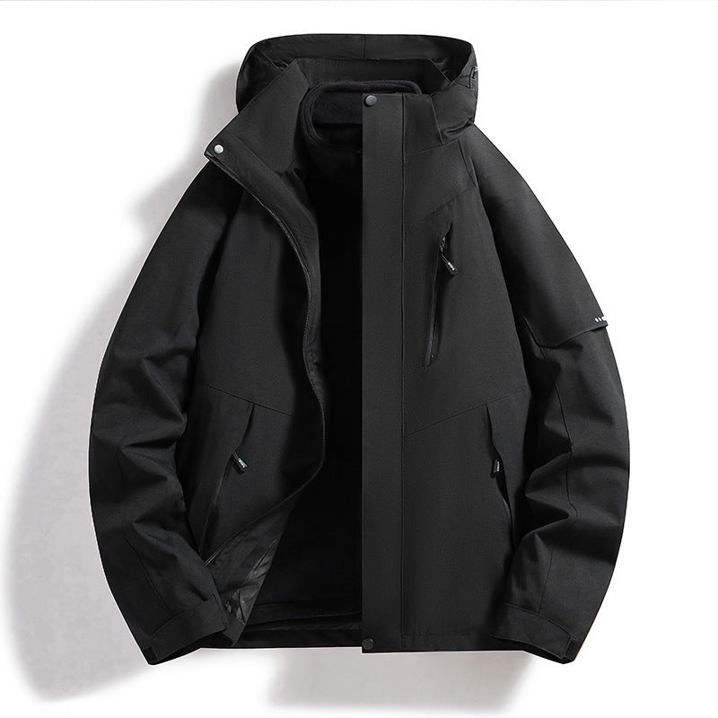Daisy Green | Three-in-One Waterproof Hooded Jacket