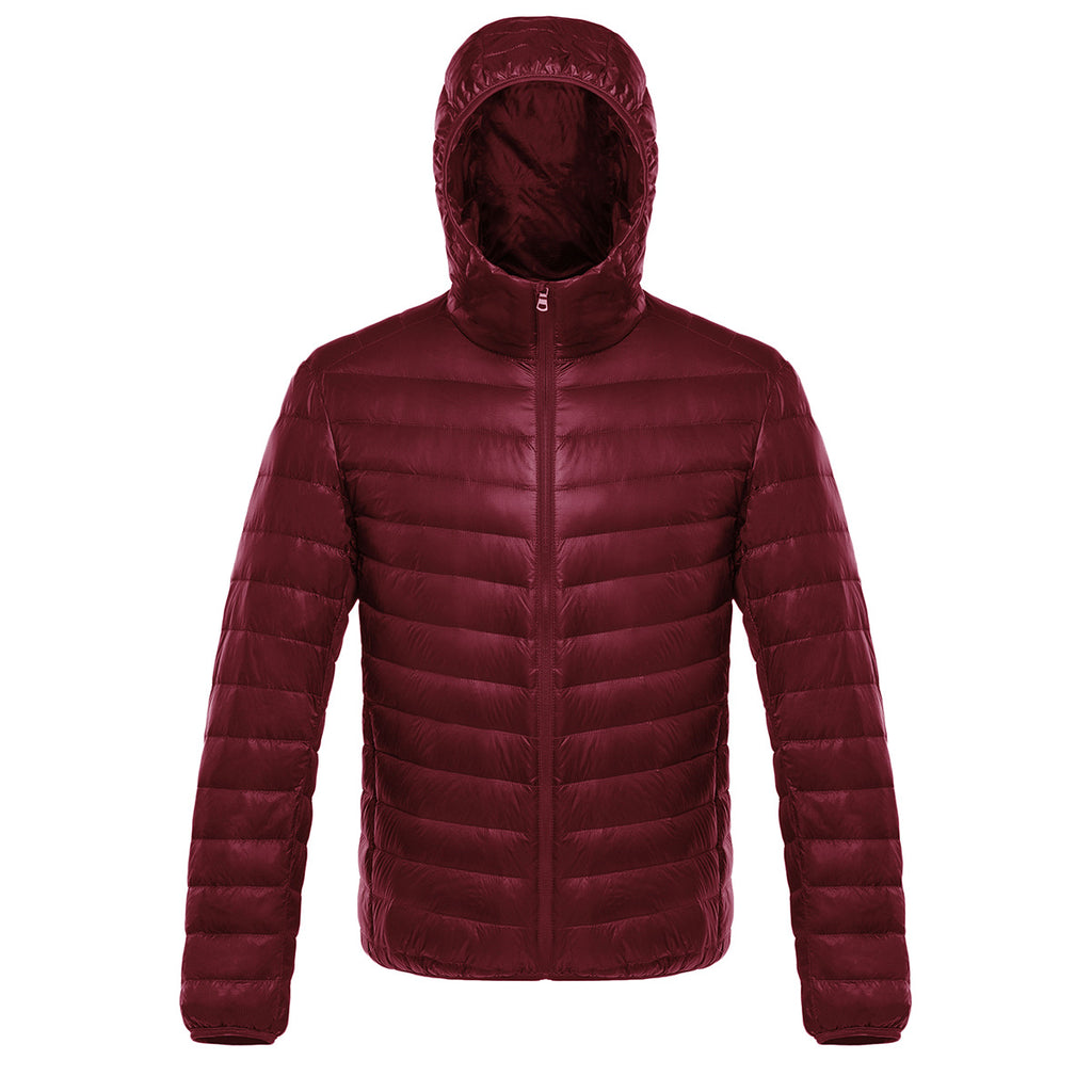 Nathaniel Ashwood | Quilted Olive Mens Jacket With Hood