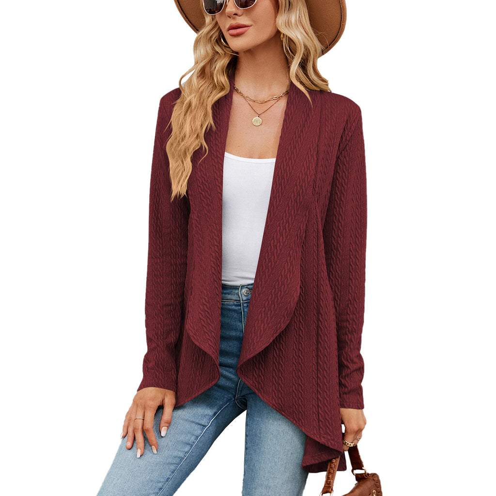 Camilla Osborne | Cable Knit Waterfall Cardigan