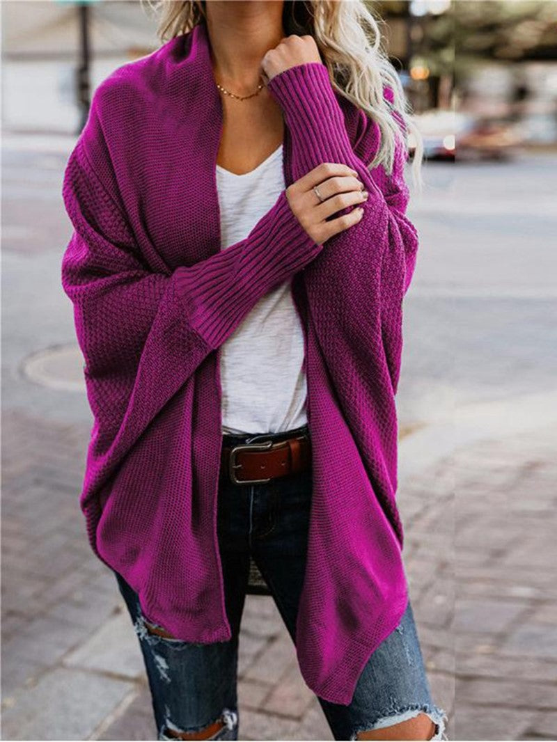 Vivienne Radley | Oversized Batwing Knitted Cardigan for Women