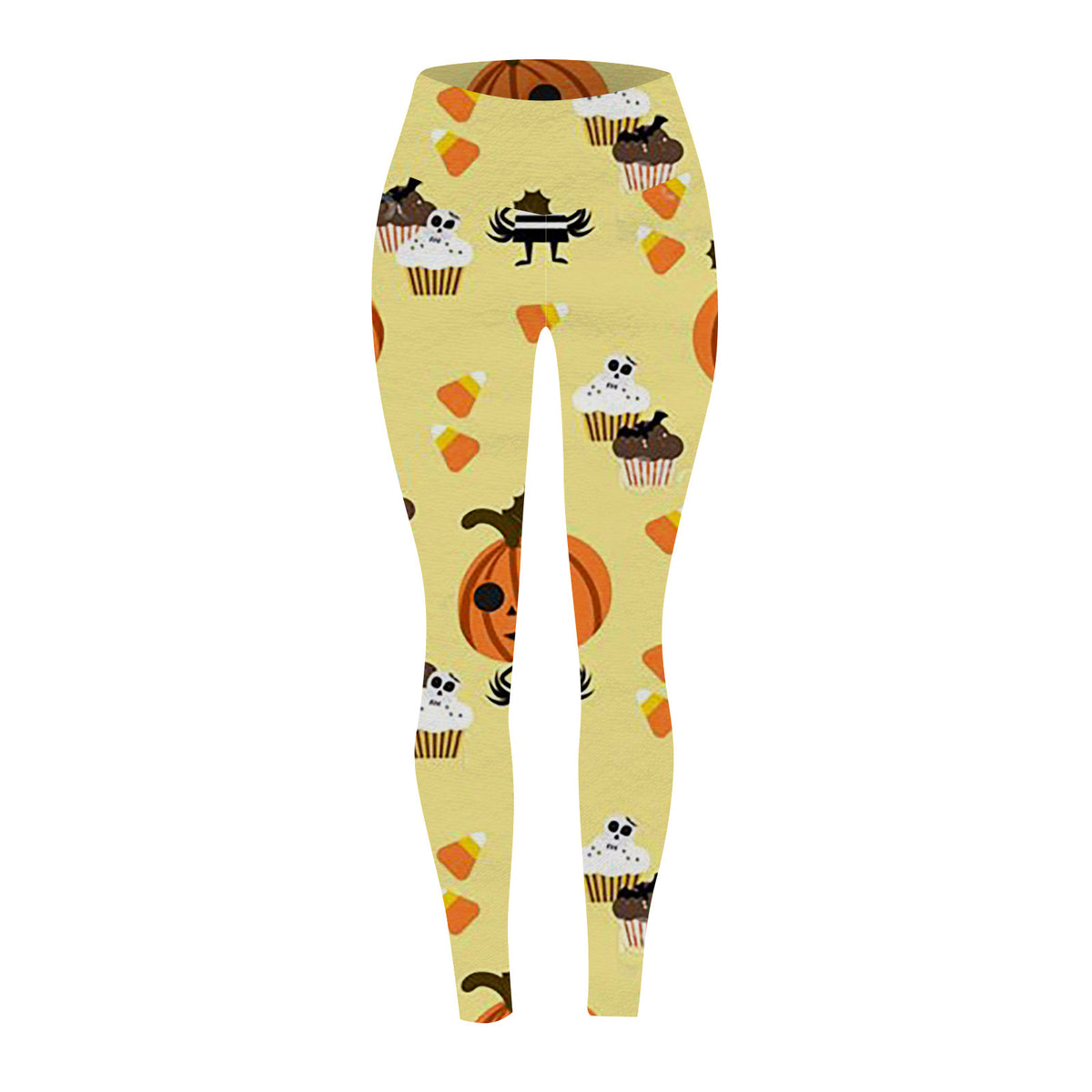 Marnie Ellacott | Pumpkin Print Leggings For Halloween