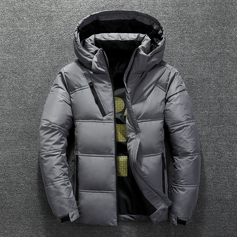 Edward Prescott | Thick Padded Mens Jacket With Hood