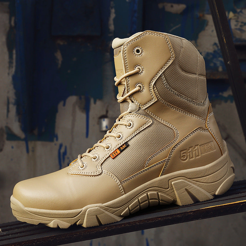 Ellis Fairholme | Rugged Tan Leather Boots For Men