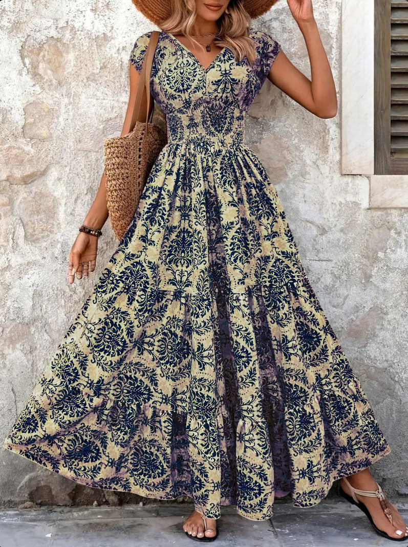 Millicent Ashdown | Tropical Print Maxi Dress