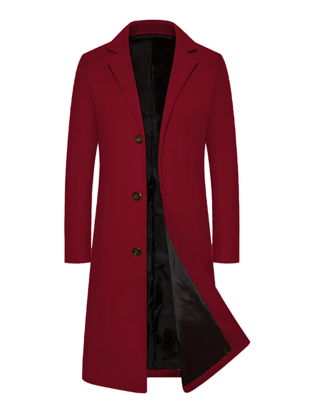 Henry Sutton | Slim-Fit Longline Trench Coat For Men