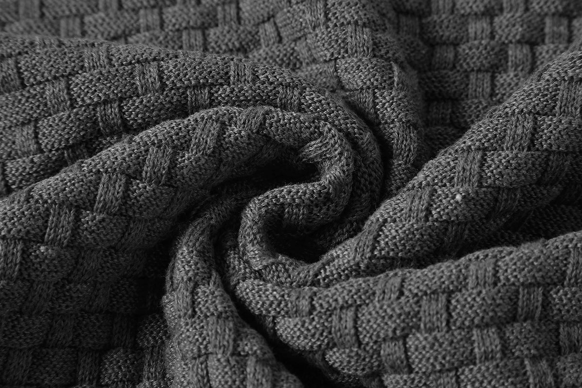 Jasper Coldwell | Textured Knit Hoodie With Drawstring Hood