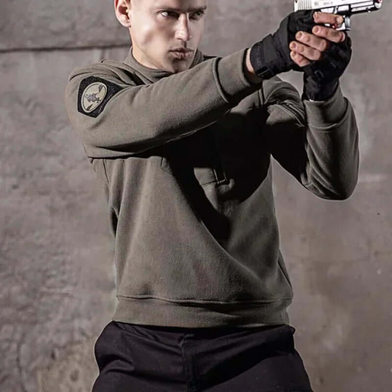 Miles Kendrick | Fleece Mens Jacket With Tactical Zip Pockets