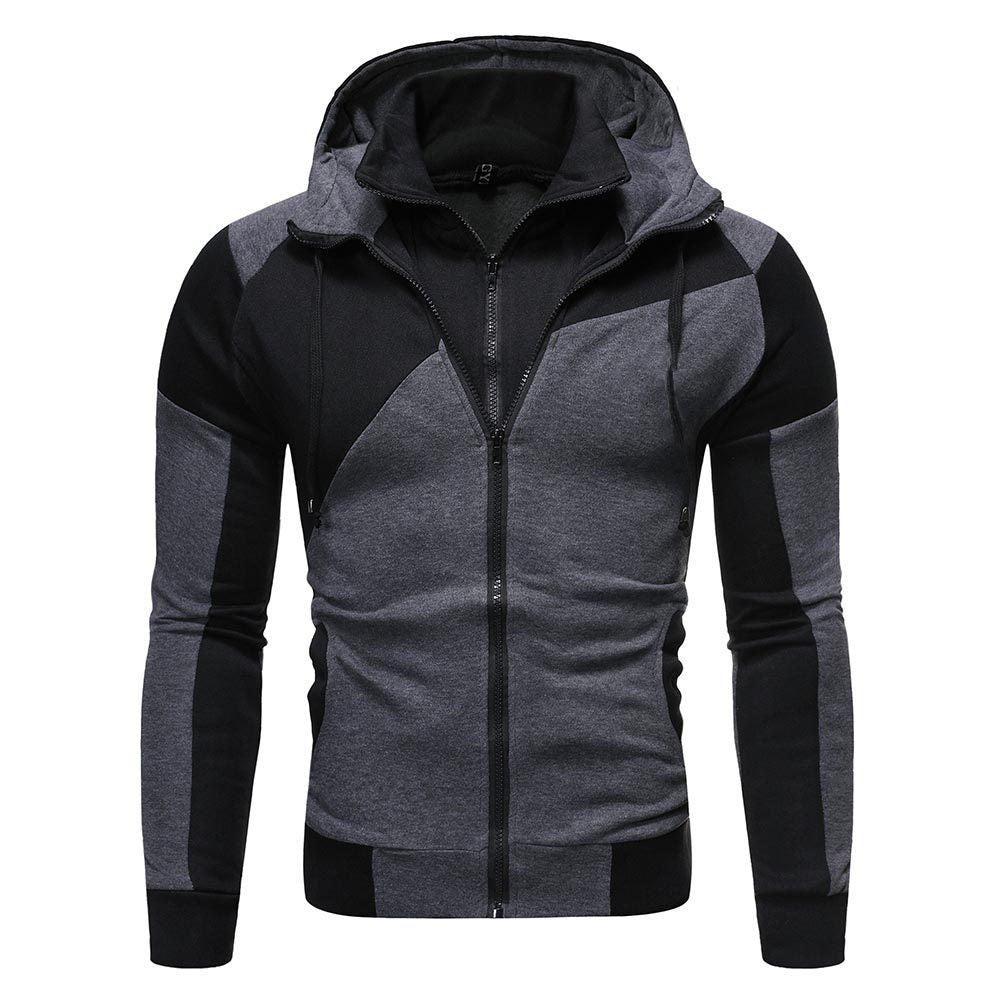 Rhys Hartwell | Colour-Block Zip-Up Hoodie