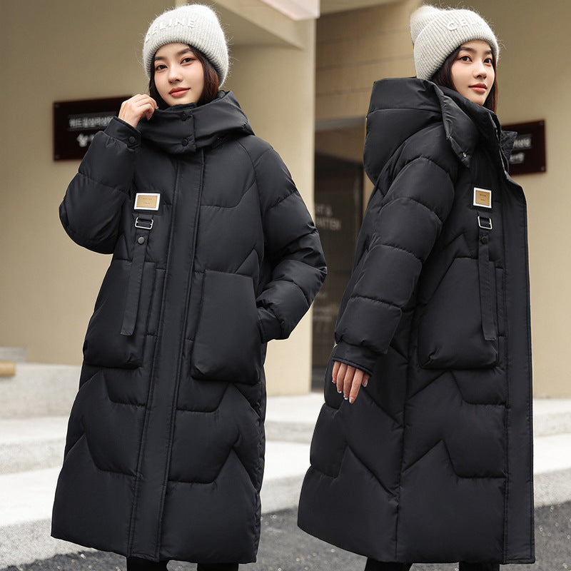 Georgina Wood | Longline Puffer Coat with Detachable Hood