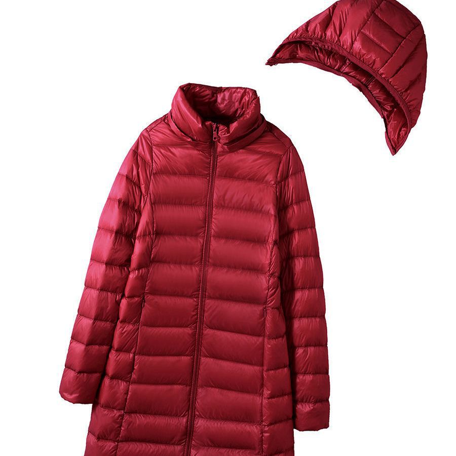 Felicity Dunmore | Quilted Mid-Length Puffer Jacket With Hood