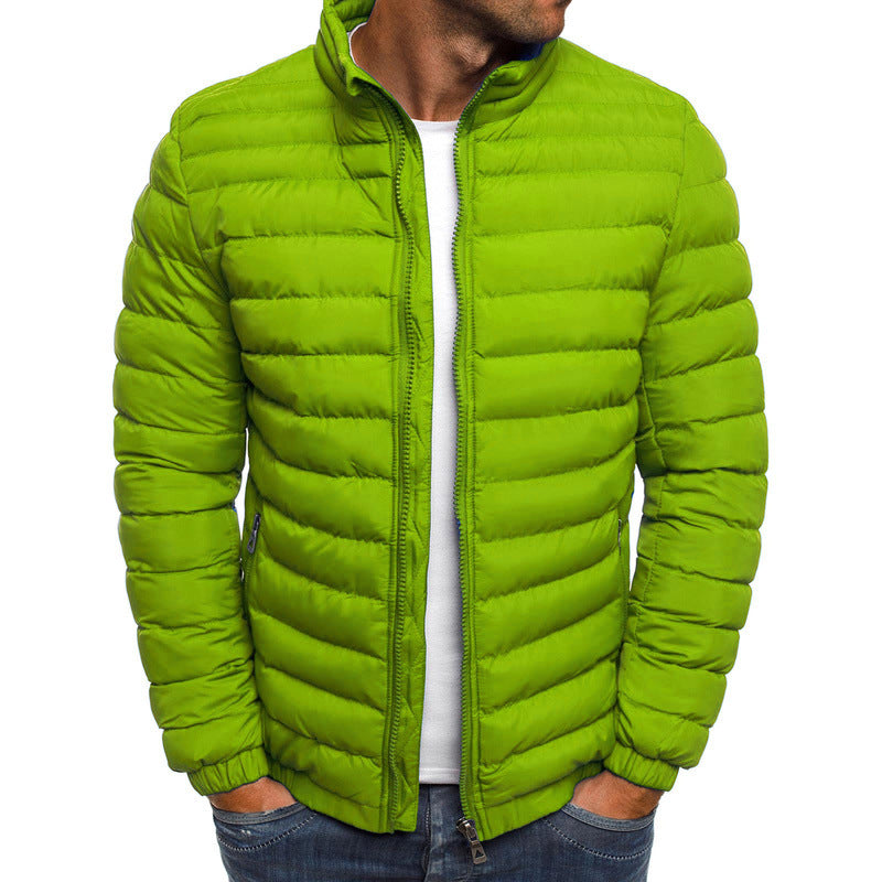 Douglas Merrick | Quilted Mens Jacket With Zip-Up Front