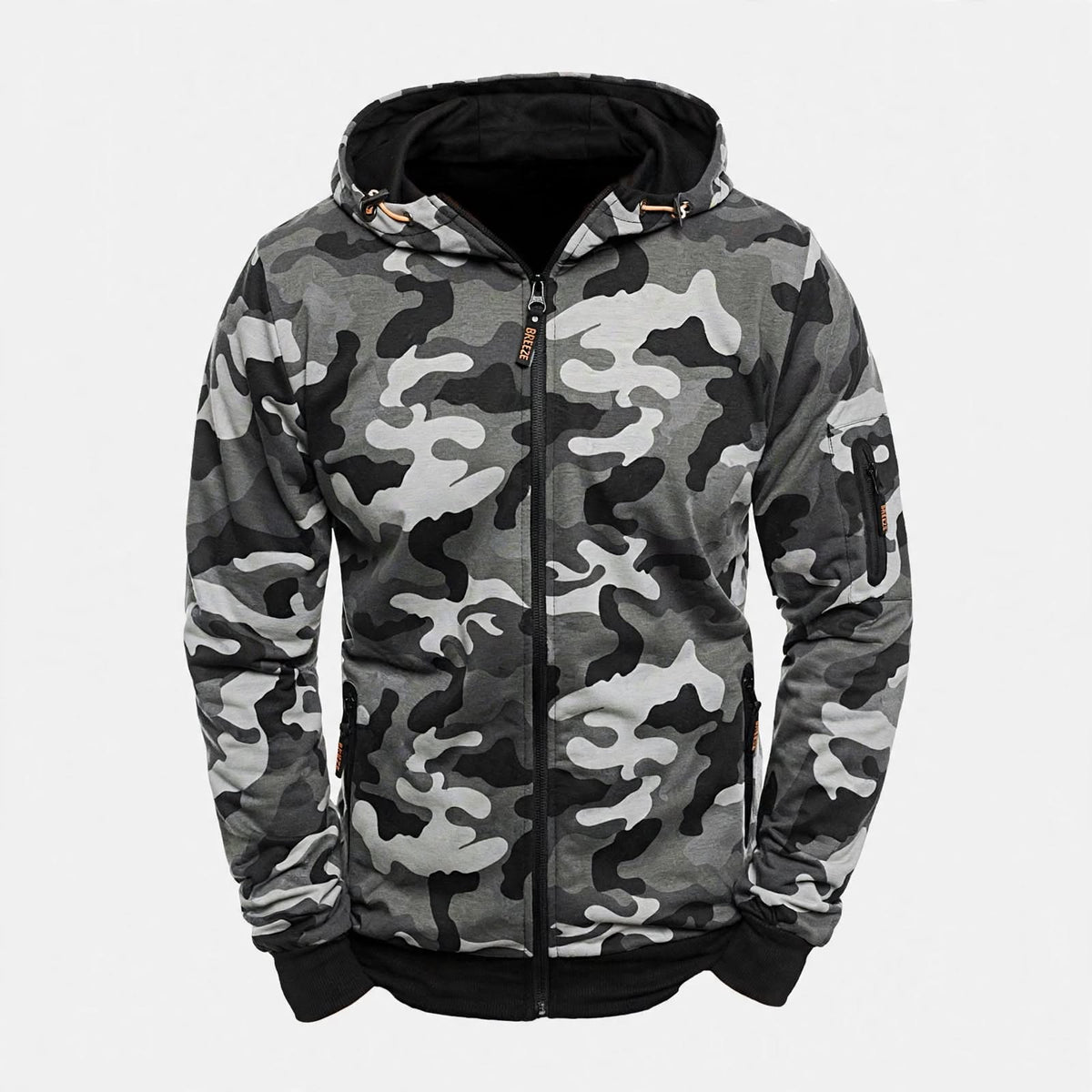 Duncan Reeve | Camouflage Zip-Up Hoodie