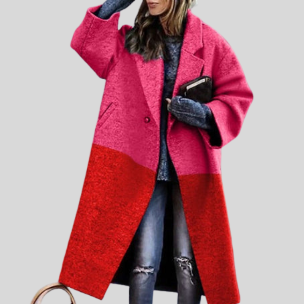 Marina Holloway | Oversized Plaid Longline Coat