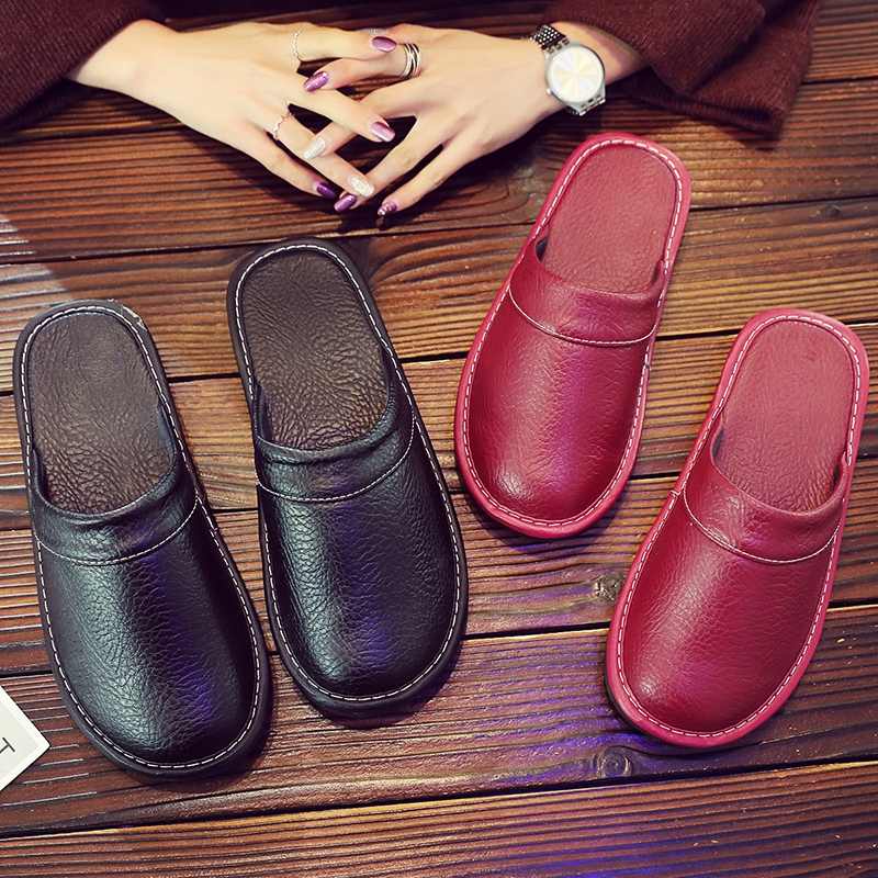 Percy Attwood | Brown Leather Slippers For Men