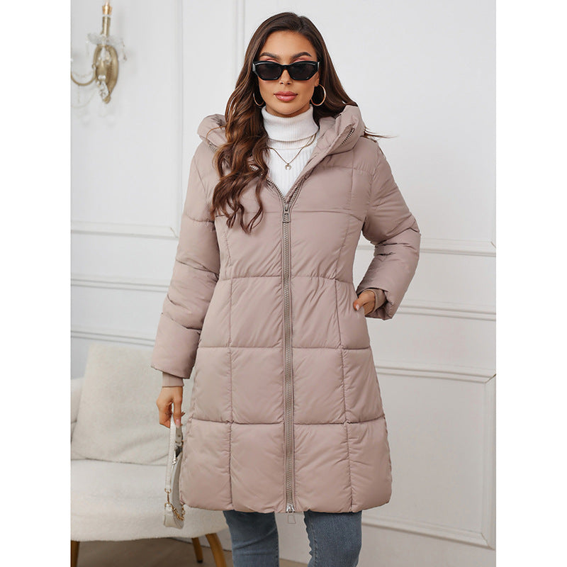 Eleanor Hughes | Hooded Quilted Puffer Coat
