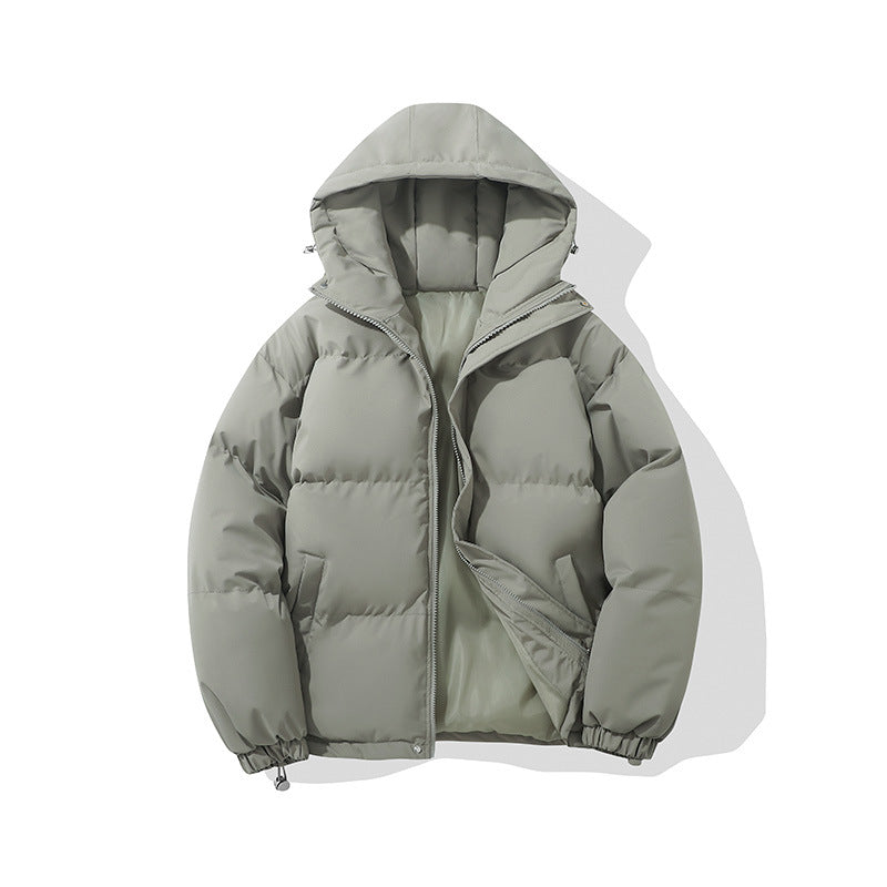 Percy Wright | Hooded Zip-Up Puffer Jacket for Men
