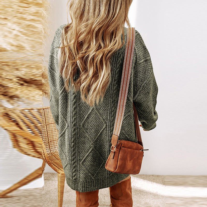 Matilda Wood | Cable Knit Sweater Dress for Women
