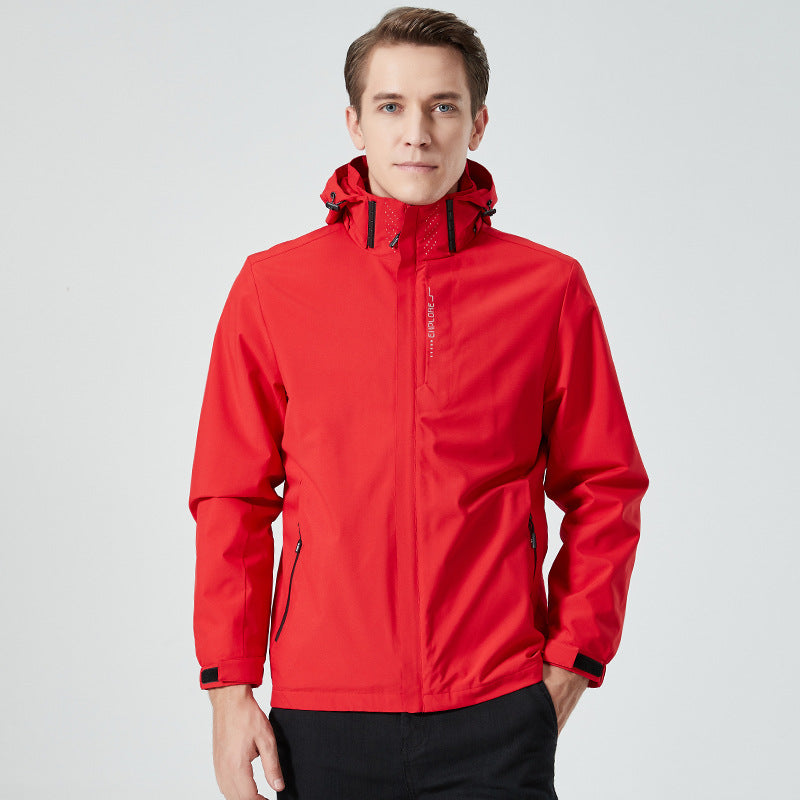 Jonathan Pembridge | Hooded Navy Mens Jacket
