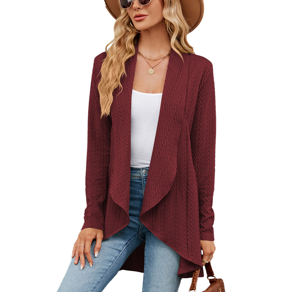 Camilla Osborne | Cable Knit Waterfall Cardigan