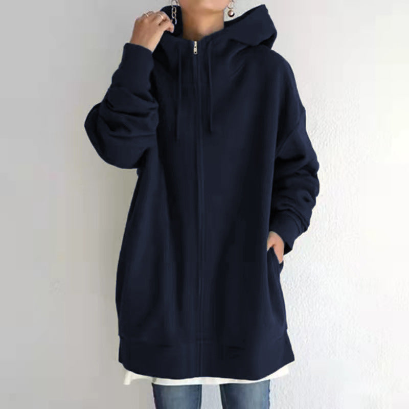 Marigold Hartley | Longline Zip-Up Hoodie