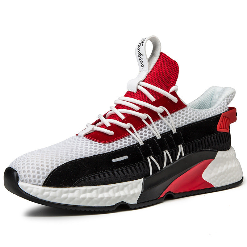 Malcolm Fenwick | Mesh Colour-Block Trainers For Men