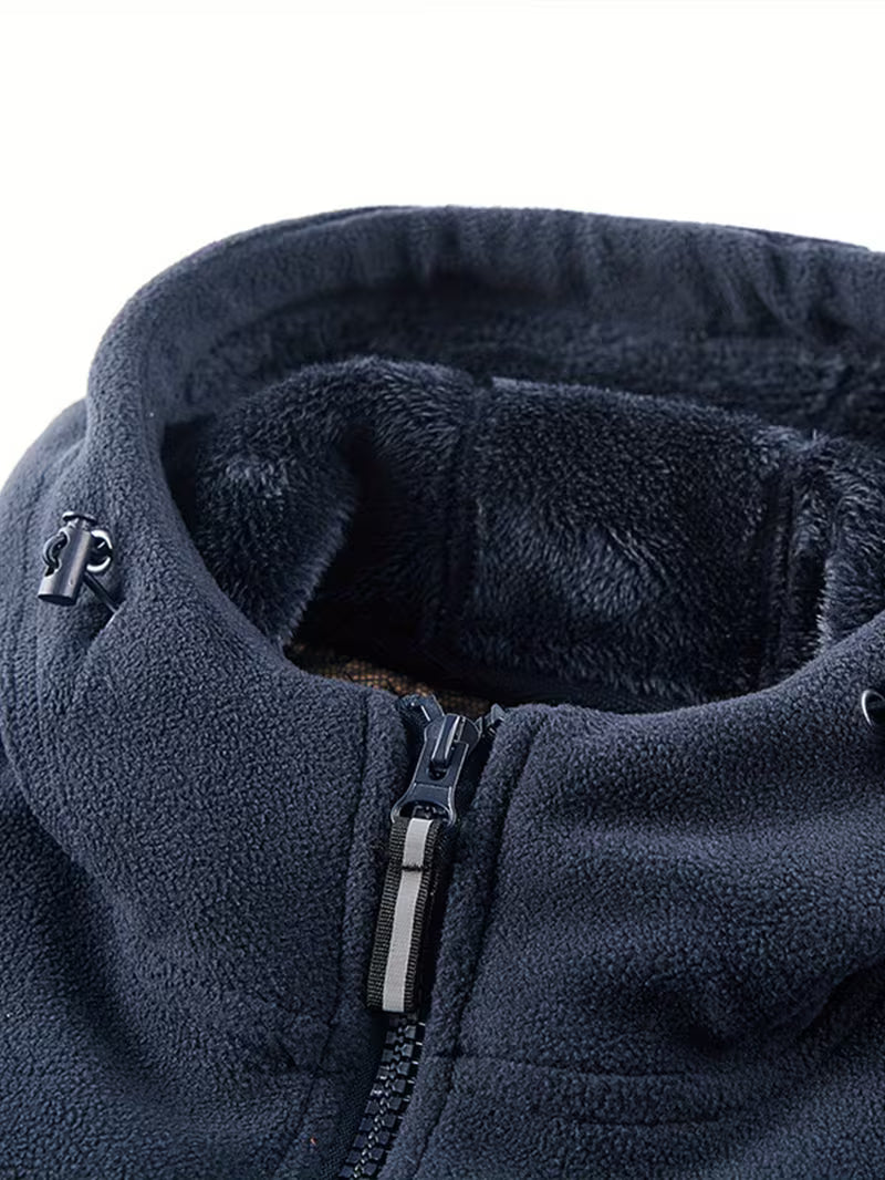 Malcolm Davies | Fleece-Lined Hooded Zip Jacket